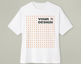 Custom Unisex Cotton Boxy Tee: Oversized Comfort