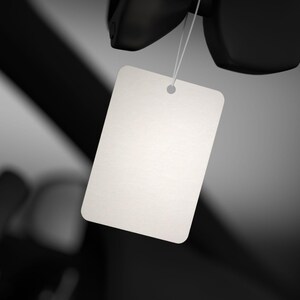 Désodorisant pour voiture personnalisé : voiture neuve, pin, glace noire image 7