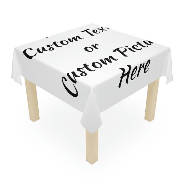 Personalized Tablecloth Etsy