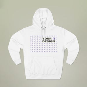 Custom Three-Panel Fleece Hoodie: Cozy Winter Sweatshirt