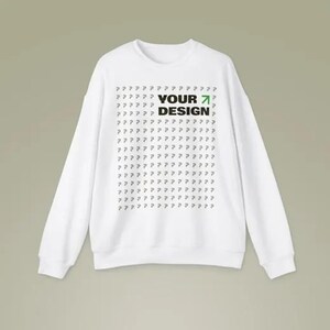 Custom Drop Shoulder Sweatshirt: Unisex Cozy Loungewear