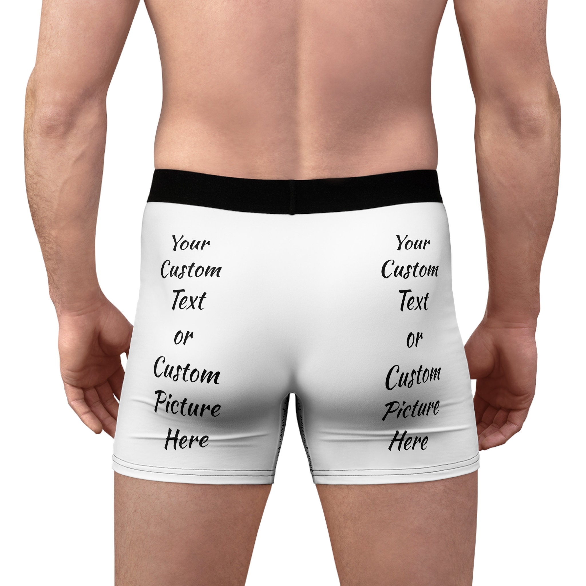 Custom Men's Boxer Briefs - Etsy