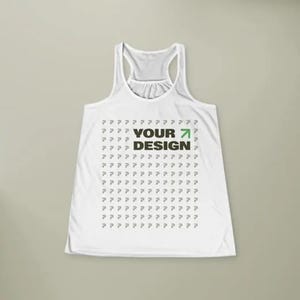 Custom Women&#39;s Racerback Tank Top: Chic Athleisure Wear