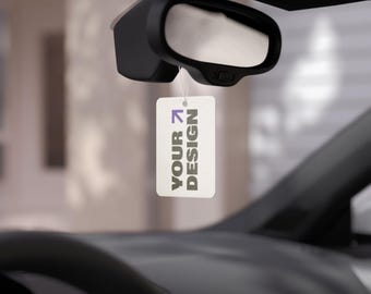Ambientador para coche con aroma personalizado: Coche nuevo, Pino, Hielo negro