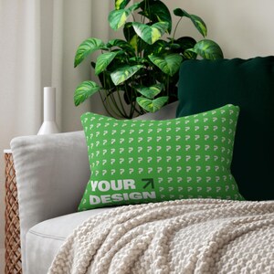 Lendenkissen nach Maß: Doppelseitiges Polyester Couchkissen