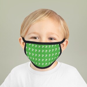 Fun Kid&#39;s Face Mask: Reusable Two-Layer Polyester Cloth
