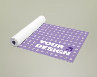 Tappetino yoga in schiuma stampato personalizzato: regalo fitness ecologico