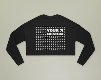 Maglione corto in pile: felpa da donna in misto cotone dalla vestibilità comoda