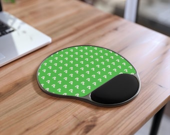 Mouse pad personalizado com apoio para pulso em espuma viscoelástica: tapete ergonômico para mesa