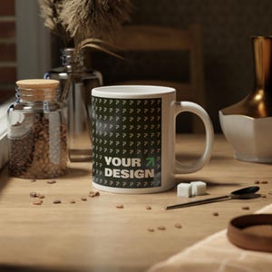Custom Jumbo Coffee Mug, 20oz, Perfect Gift for Coffee Lovers, Unique Housewarming, Birthday, or Holiday Present, Personalized Design