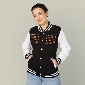 Unisex Heavyweight Letterman Jacket: Retro College Style