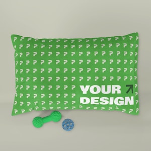 Custom Pet Bed: Cozy Coral Fleece Cushion, Removable Cover