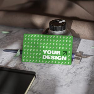 Benutzerdefinierte minimalistische Visitenkarten | Personalisierbare Ausweiskarten, professionelles Netting, elegantes Design