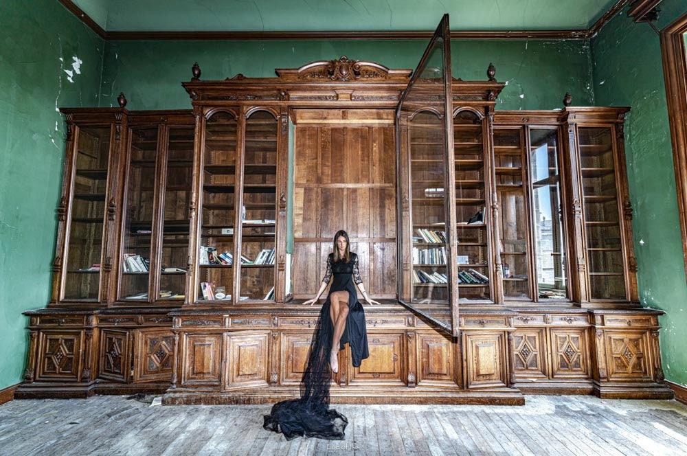 Photographie Urbex Bibliothèque en Tirage Limité