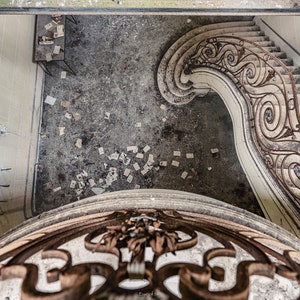 Customizable photograph of abandoned castle, urbex art print in limited edition of 30 copies, &quot;Letters&quot;