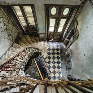 Fotografia personalizzabile di pianoforte abbandonato in Francia, edizione limitata urbex art print di 30 copie, &quot;Piano&quot;