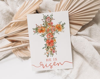 Printable Easter Card: He is Risen
