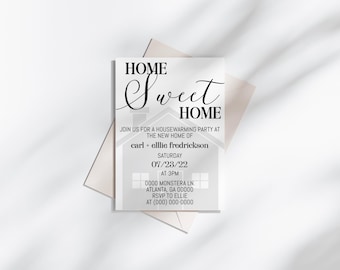 Editable Housewarming Party Invitation Template
