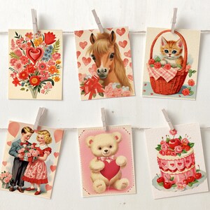 Printable Vintage Valentines Cards - Etsy
