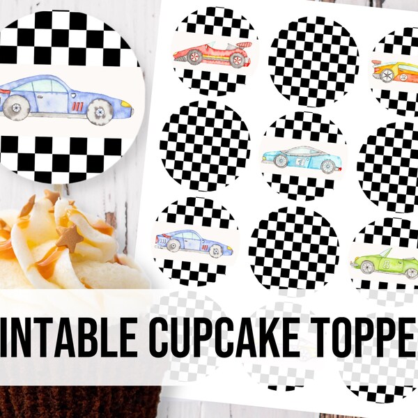 Cars Cupcake Toppers - Etsy