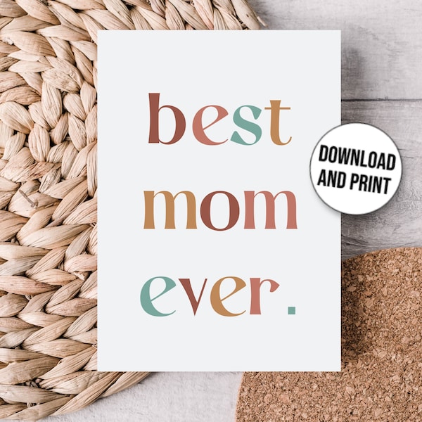 DIGITAL Printable Mother’s Day Card | Instant Download