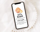 Editable Brunch Text Invitation Template