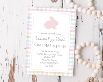 Editable Easter Egg Hunt Invitation Template