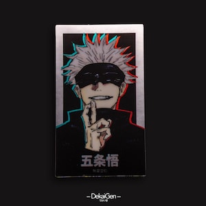 G o j o  //  Version 2   //  Matte Chrome Anime Sticker
