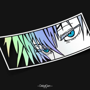 Sparkle Eyes Decal  // JDM Bumper Style