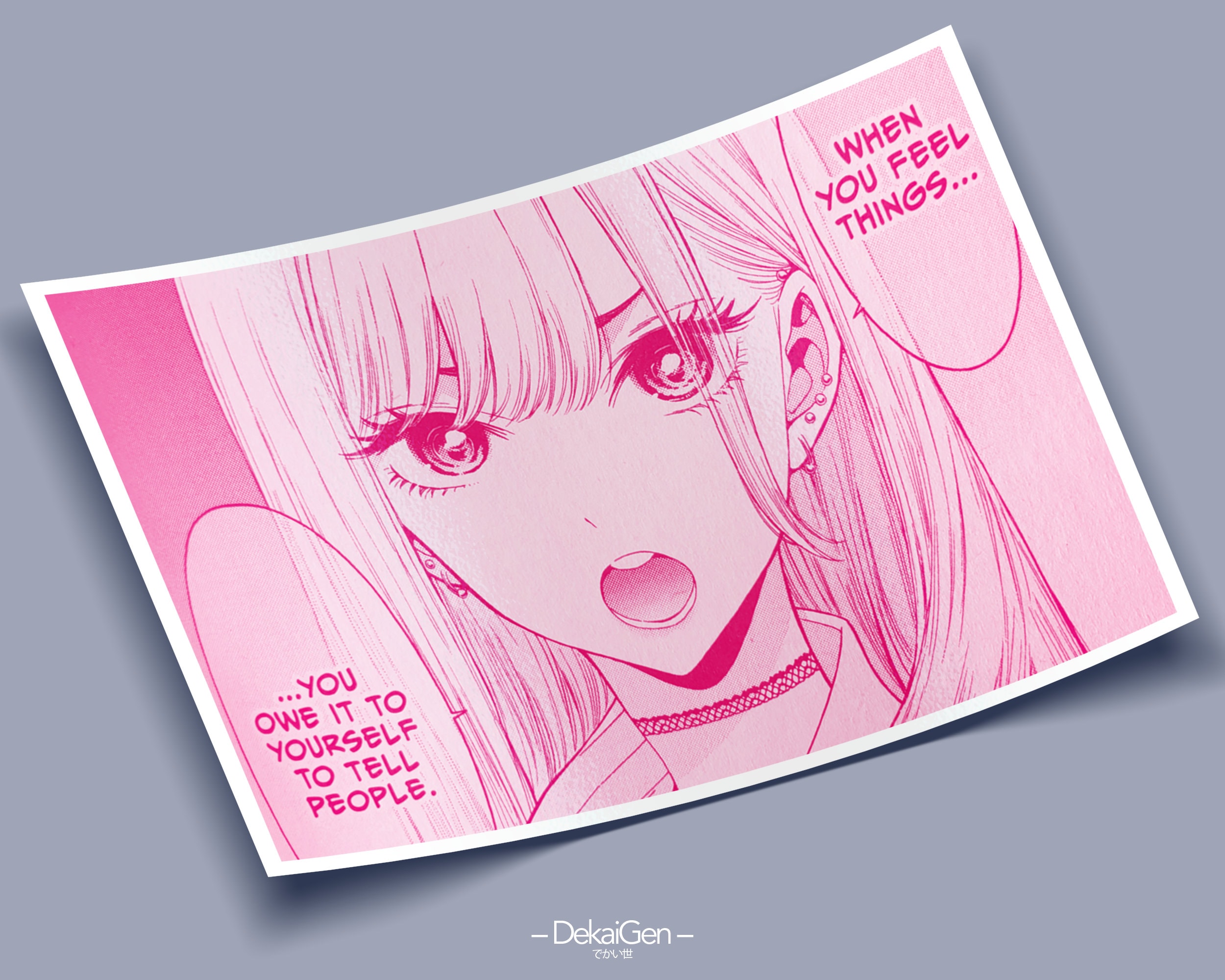 Marin Manga Panel Sticker - Etsy