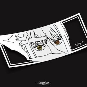 Anime Eyes decal  //  JDM Bumper Style