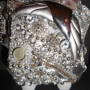 Silver Jeweled Teapot