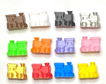 Mexican Train Game Tokens - Set of 12 trains - 3D printed