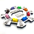Personalized Mexican Train Domino Hub: Laser Engraved Wood with 3D Trains