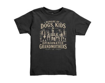 Toddler Kids, dogs, grandmas shirt