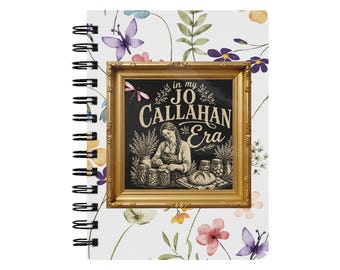Jo Callahan spiral bound notebook. Fan merch