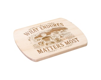 Hardwood Cutting board what matters most