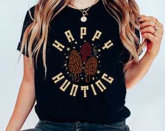 Morel Mushroom Hunting Shirt: Woodland Foraging Apparel
