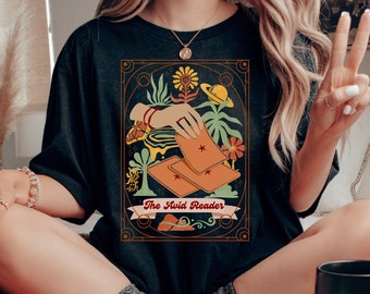 The Avid Reader Tarot Card Shirt, Funny Tarot Tee, Tarot Card Sweatshirt, Witchy Sweatshirt, Cute Witchy Tee, Gift for Tarot Readers