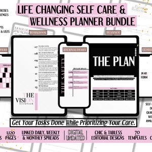 Digital Undated Self Care Planner for productivity | Undated Goodnotes Planner, Digital Journal, Ipad  2024 2025 planner, Aesthetic Planner