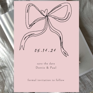 Hand Drawn Save the Date