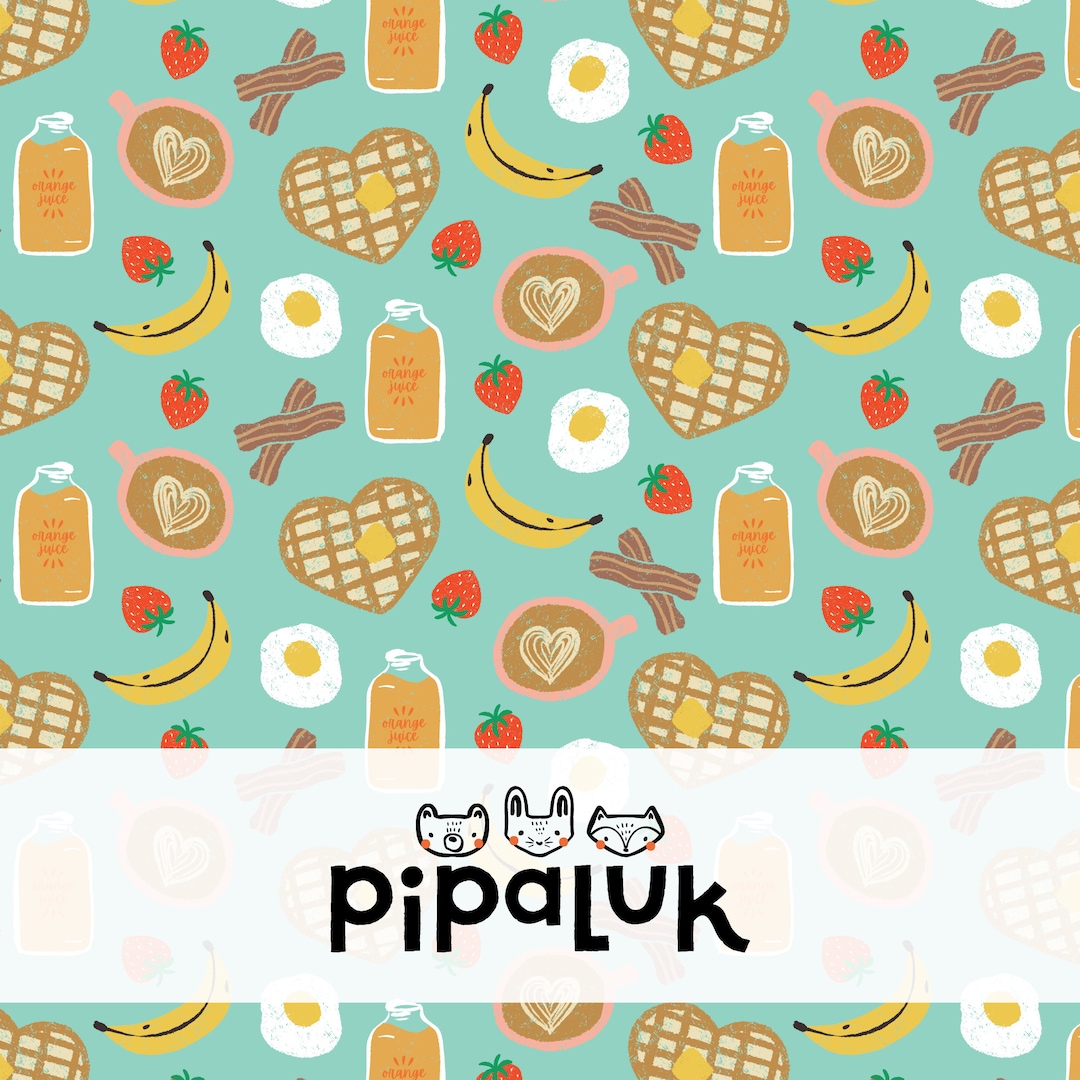 Brunch Simple Patterns Brunch Seamless Repeat Pattern // for Commercial Use - Etsy