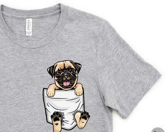 pug pocket shirt