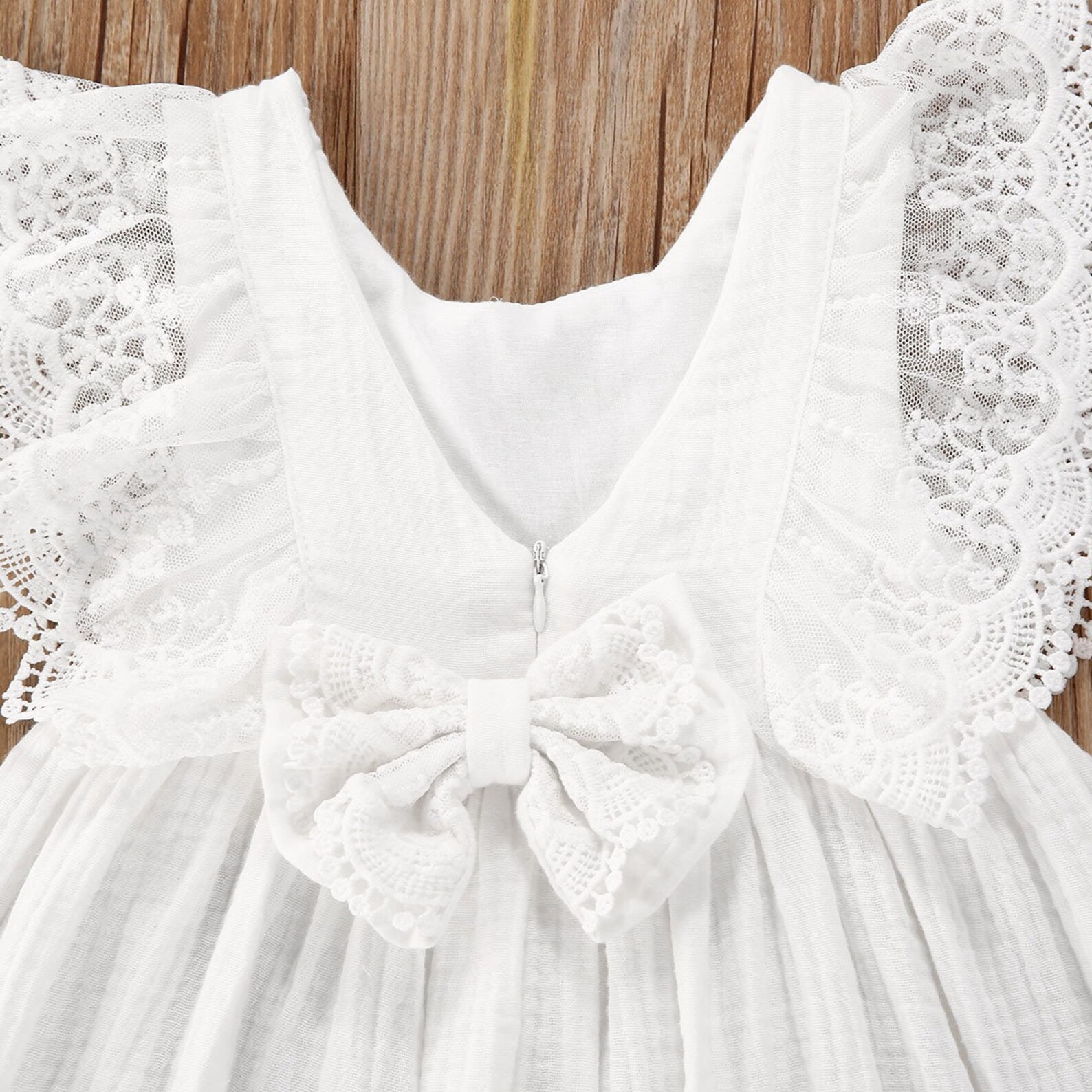 Baby Girl White Lace Dress Baby Girl Flower Dress Little Etsy