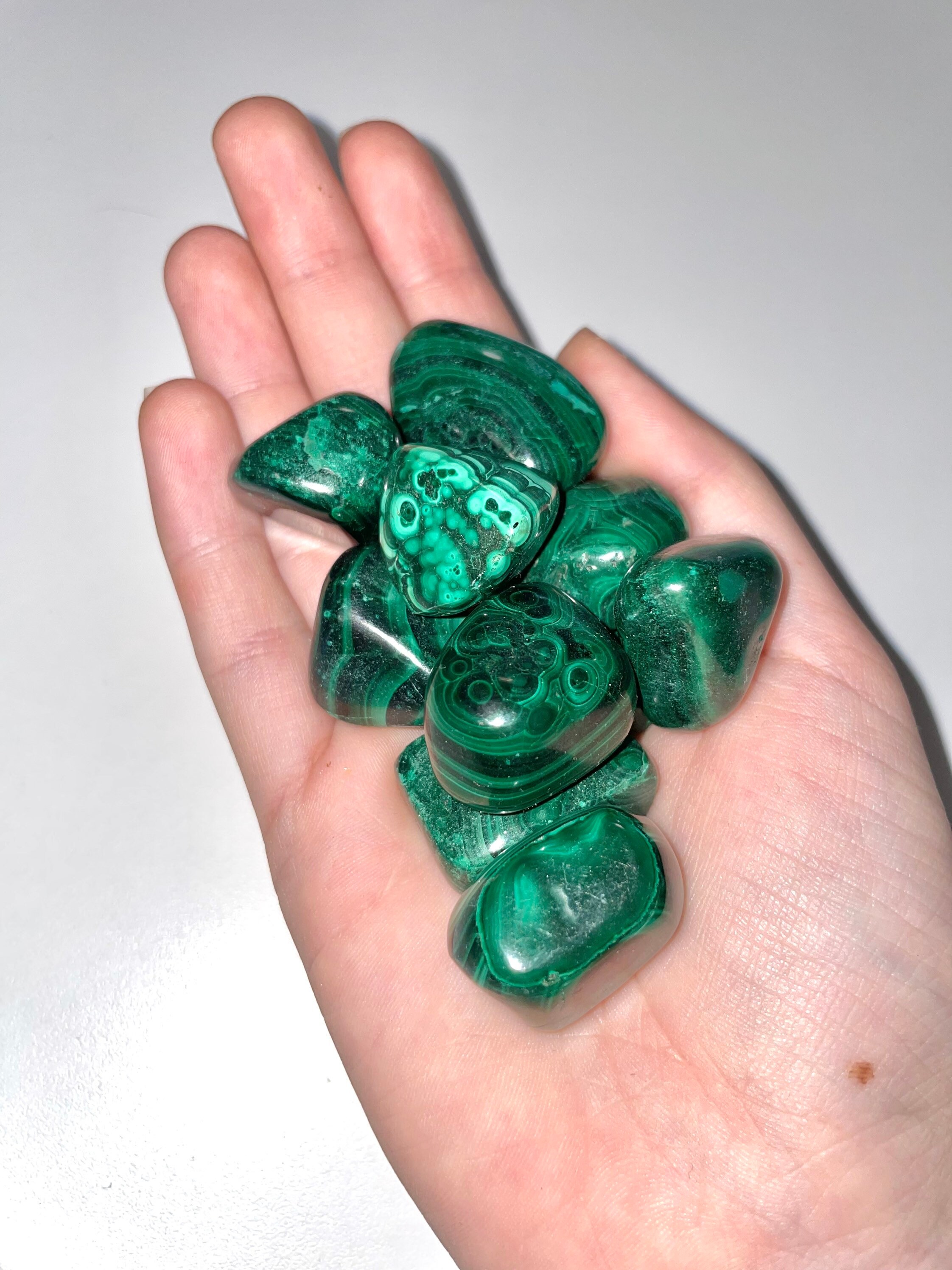 Pierre Roulée Malachite