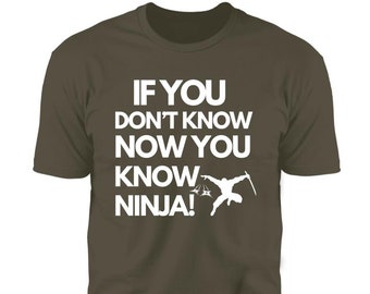 If You Don't Know Men's Premium Short Sleeve T-Shirt, Fitted Tees, Cotton, Next Level, Classic Hip-Hop, Multiple Colors, Sizes S-3XL