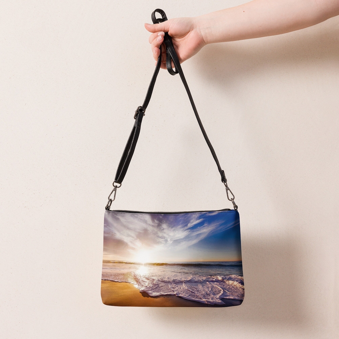 Life's A Beach Crossbody Shoulder Bag - Women and Men - Scenic Design ...