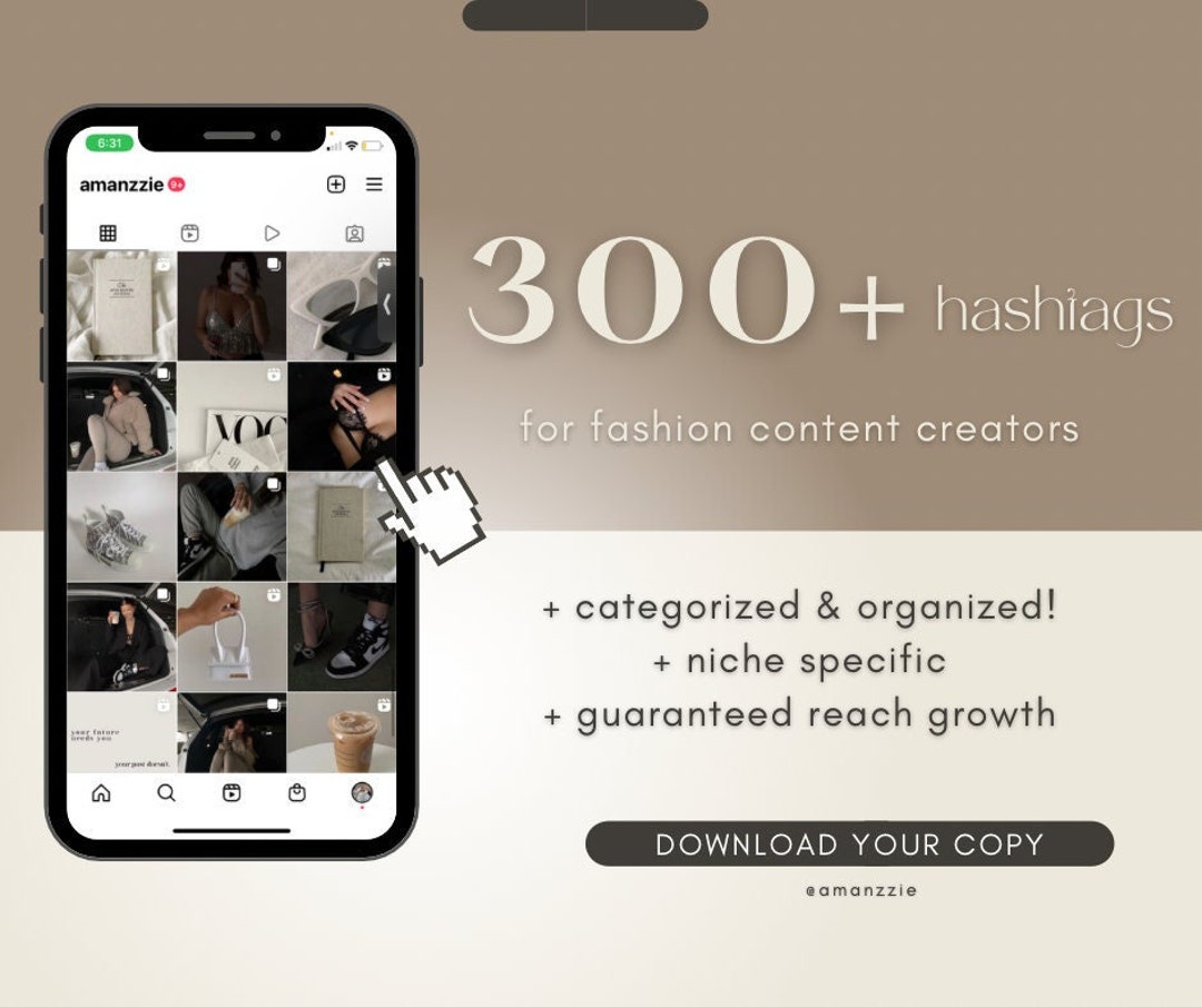 300 Hashtags for Influencers Fashion Hashtags Fashion Blogger Hashtags