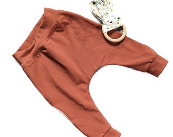 Cinnamon Baby Harem Pants, Baby Joggers, Baby Pants, Baby Gift
