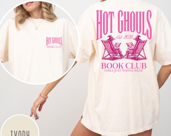 Summerween Shirt, Hot Ghoul Summer, Spooky Shirt, Halloween Tee, Cute Ghost Shirt, Beach Vibes, Skeleton Shirt, Trendy Graphic Tee